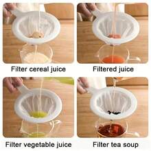 1/3 piezas Filtro multifunción - Filtro de malla fina de nailon, adecuado para leche de soja, café, jugo, artículos esenciales de cocina, juego de coladores de cocina con malla fina, herramienta esencial de cocina para hornear y preparar comidas, idea de regalo de cocina para Navidad - Ver 4
