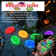 Colorful Luminous Stones, Long-Lasting Glow Pebbles Suitable For Outdoor Landscape, Yard, Path And Home Decor - One Size Fits All - View 5