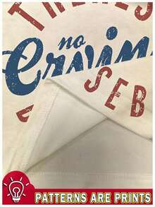 Curvy Women's Blouses With The Phrase "There's No Crying In Baseball", Loose Cotton T-Shirt For Plus-Size Women, Casual Summer Tops With A Sports Theme - 彩色 - 查看 4