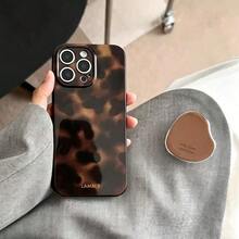 Ốp lưng điện thoại cao cấp kiểu retro màu hổ phách Ins dành cho iPhone 17ProMax/17Air/17/16ProMax/Apple 15 Mới 14/13 Ốp mềm toàn diện Chống rơi 16Pro Bảo vệ 12 - màu nâu - Xem 6