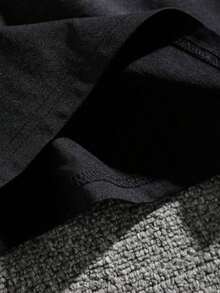Camiseta de Fitness Divertida para Mujer Talla - Gris Claro con el Lema No Estoy Sudada, Estoy Brillando, Top Casual Transpirable para Yoga, Lavable aáquina, Sudadera para Todas las Temporadas, Patrón Geométrico, Moda de Verano - Negro - Ver 4