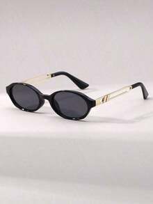 1pc Ladies' Eye Vintage Fashionable Fashion Glasses, Suitable Catwalk, Beach Party, Street Style - 豹紋 - 查看 10
