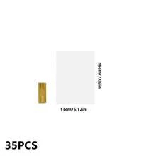 35/70 túi bóng kính kèm dây buộc xoắn vàng, túi nhựa OPP trong suốt dùng để trưng bày quà tặng, quà lưu niệm tiệc tùng, quà cưới và quà sinh nhật. - Xem 21