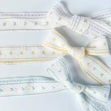 2 Yards Polka Dot Printed Satin Ribbon With Bow Knot, Suitable For Floral Bouquet Decoration, Gift Wrapping, Party Decor, Floral Design, Handmade Bow Tie Gift Ribbon, Smooth Texture, Suitable For Weddings, Holidays, Gift Packaging, Pink Satin Ribbon, Handmade Ribbon Roll, Bow Tie Ribbon, Handmade Ribbon, Elegant Ribbon, Party Favor Ribbon, Decorative Ribbon - 1Pc Yellow - View 5