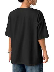 VivaGlam-He Departed with That Humorous Christian T-Shirt for Both Men And Women - Negro - Ver 3