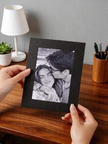 5pcs Folding Stand Paper Photo Frames, Fits 4x6 Inch Photos, Modern Minimalist Style Frames, Suitable For Living Room, Bedroom, Parents And Children's Room Home Decor - Multicolor - View 11
