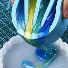 Dofuny 12 colores de polvo fluorescente neón para hacer joyas, colorante de resina epoxi para esmalte de gel, jabón, velas, juego de polvos para hacer jabón artesanal - A - Ver 5