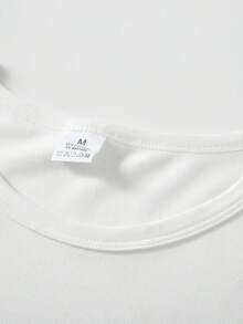 Camiseta de algodón de manga corta para mujer, diseño de calavera moderno y lindo, estilo único, estampado original, nueva camiseta casual deportiva cómoda de cuello redondo para mujer. - Blanco - Ver 7
