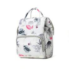 Túi đựng tã bỉm in họa tiết dung tích lớn, túi xách đeo vai thời trang dành cho mẹ và bé. - 2453 - Xem 18
