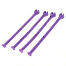Bộ 4 giá đỡ ly silicon chống trượt - Giá đỡ ly có thể điều chỉnh, dụng cụ nhà bếp dùng được trong máy rửa chén, giá đỡ ly rượu silicon tiết kiệm không gian - Có thể điều chỉnh, lý tưởng cho ly cao, hoàn hảo cho nhà bếp và phòng ăn, sáng tạo. - Màu tím - Xem 11