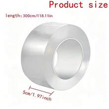 1 cuộn, dài 393,7 inch, rộng 50mm, băng keo chống dầu mỡ, chống thấm nước, chống nấm mốc dùng trong nhà bếp, băng keo sửa chữa tường, băng keo cách âm và chắn gió cho cửa sổ, băng keo bịt kín bồn rửa và nhà vệ sinh, cách nhiệt cửa sổ mùa đông, có thể tháo gỡ không để lại dấu vết. - Nhiều màu - Xem 16