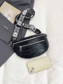 Women's New Versatile Mini Horse Chest Bag, Suitable For Daily Commute, Travel, Shopping, Strolling - Black - View 3
