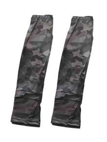 2pcs Universal UV Protection Arm Sleeves - Breathable Ice Silk Material,UPF 50+ Sun Protection, Sweatproof & Quick-Drying, Suitable For Driving Cycling Outdoor Activities, Comfortable Non-Sticky Skin, Arm Cover Accessory - A - View 9