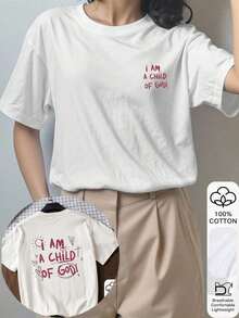 Dam-T-shirts - Weiss - Visa 4
