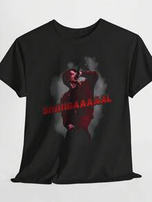 , Agust D, , Yoongi -  Shibal T-shirt - Agust D "SHIIBAAAAAL"  Tour T-Shirt. For Summer & Spring, Women's Men's Graphic Tee Exquisite Design Summer Essential Easy To Match Showcase Your Style - Svart - Visa 7