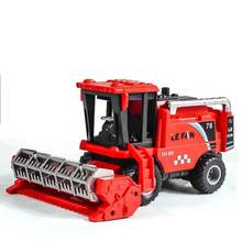 Tractor agrícola de alta simulación, juguete de conducción inercial, cosechadora articuladaóvil, modelo de vehículo, juguete educativo para camión agrícola - 1 - Ver 8