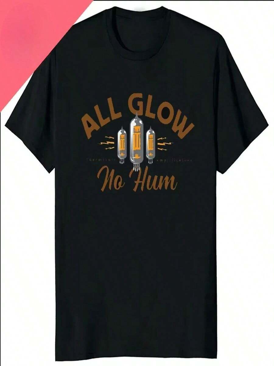 Camiseta de cuello redondo analógica electrónica EternalVUTableAudioEngineerMenssAudioEngineerRecordingStudioFunM((8)) - Negro - Ver 1