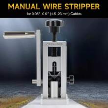 NEW 2026 Manual Wire Stripper With Adjustable Feed Hole, Portable Wire Stripping 0.06-0.09 Scrap Copper Wire Recycling, Copper Wire Stripper Drill Without Replacing Hole Plates The Best Gifts For Parents - Manual - for 0.06-0.9 In. Wires - View 4