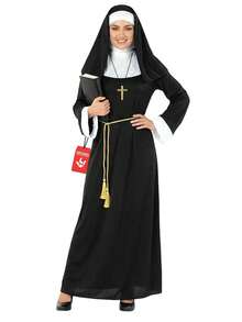 Bộ trang phục nữ tu, áo choàng nữ tu Công giáo dành cho nữ, trang phục cosplay - Nhiều màu - Xem 4
