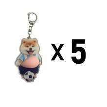 3D Sticker 1pc 3D Corgi Keychain, Multifunctional Decorative Clip Funny Gag Gift - Royal Blue - View 10