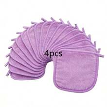 10 piezas Paño desmaquillante, toallas desmaquillantes de microfibra ultrasuaves y reutilizables para todo tipo de piel, toallas faciales perfectas para mujeres, 6 pulgadas x 6 pulgadas - Multicolor - Ver 22