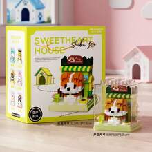 Divertidos y lindos cachorros, gatos, animales, bloques de construcción, rompecabezas de dibujos animados, juguetes educativos para niños, regalos de navidad - K392 - Ver 8