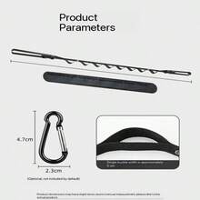 Móc treo quần áo ô tô điều chỉnh được từ 33-46 inch, móc treo đa năng cho ghế sau, giá phơi đồ có kẹp. - Nhiều kiểu dáng - Xem 12