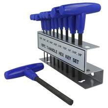 10 Piece T-Handle Hex Key Set (Imperial) In Stand - B - View 2
