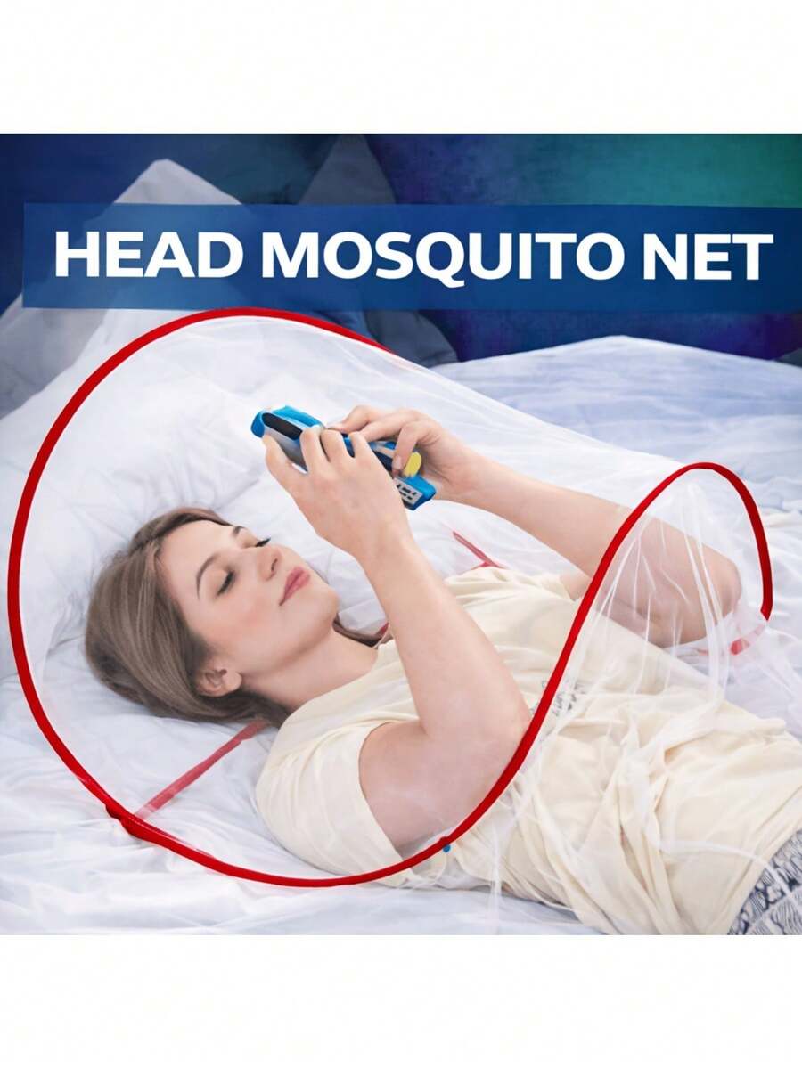 Portable Mosquito Net Tent (With Frame & Net Cover) - Quick Setup, Suitable For Camping, Bedding, Sleeping Bags/Outdoor Use, Compact Anti-Insect Net, Suitable For Travel, Emergency Shelter, Washable Design