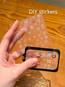 煙火與蝴蝶圖案DIY貼紙，鏡頭保護膜，相容於Apple 17 Pro Max/17 Pro鏡頭保護膜，相容於Apple 17 Pro透明全覆蓋保護殼，附金屬強化玻璃後置相機螢幕保護貼 - 煙火蝴蝶DIY貼紙+鏡頭保護膜 - 查看 3