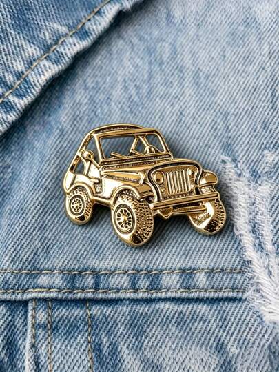 1 pieza Broche de coche de metal vintage, joyería elegante para fiesta, insignia de solapa de moda para vestido, camisa, chaqueta vaquera, regalo industrial