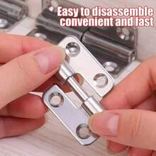Detachable Hinge Slip Joint Stainless Steel Removable Swing Hinge Universal Door Connector Heavy-duty Drawer Cabinet Fit Hinge - 2,5 pulgadas - Juego de 10 - Ver 6