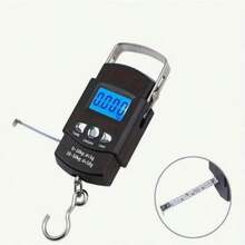Portable Scale Digital LCD Display 110lb/50kg Electronic Luggage Hanging Suitcase Travel Weighs Baggage Bag Weight Balance - B - View 7