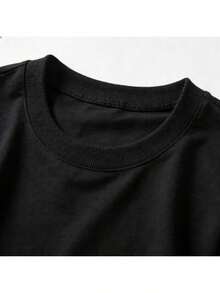 Una camiseta estampada interesante: Camiseta de Fullmetal, camiseta de manga corta de anime japonés - 12% - Cuello redondo - Manga corta. - Negro - Ver 4