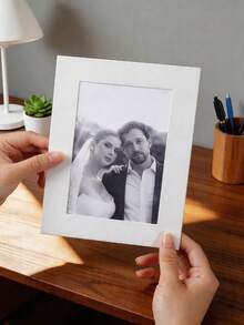 5pcs Folding Stand Paper Photo Frames, Fits 4x6 Inch Photos, Modern Minimalist Style Frames, Suitable For Living Room, Bedroom, Parents And Children's Room Home Decor - Multicolor - View 8