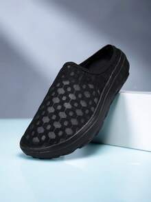 Men's Casual Slip-On Loafers - Lightweight Comfortable Shoes For Daily Wear, Minimalist Loafers - Black - View 4