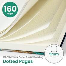Jurnal Bergaris Cantik untuk Wanita, Jurnal Kulit Sampul Keras Estetik dan Lucu untuk Menulis, Buku Catatan Bergaris A5 untuk Kerja & Mencatat, Sempurna untuk Kantor, Sekolah, Rumah, 160 Halaman, Sunset - R-Emerald Shores - View 8