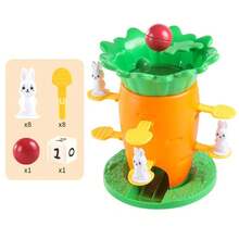 NUEVO Juguete de Equilibrio con Forma de Zanahoria para Niños, Torre Plegable, Juego de Equilibrio, Serie de Juegos Interactivos para Padres e Hijos, Regalo de Navidad - SIN CAJA - Ver 2