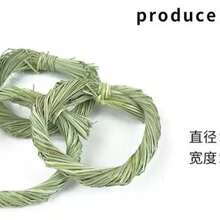1pc Hand-Woven Braided Grass Ring For Guinea Pigs, Hamsters And Other Small Pets, For Teeth Grinding, Boredom Relief And Play - Multicolor - View 4