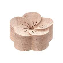 1PC Flower Shape Aroma Essential Oil Diffuser Wooden Aromatherapy Diffuser Car Incense Refreshing Sleep Aid Home Decoration - Style3 - View 8