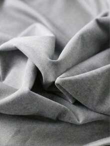 Blusa de manga corta y cuello redondo casual y elegante, adecuada para uso diario, ir al trabajo y salir, primavera/verano - Gris Claro - Ver 10