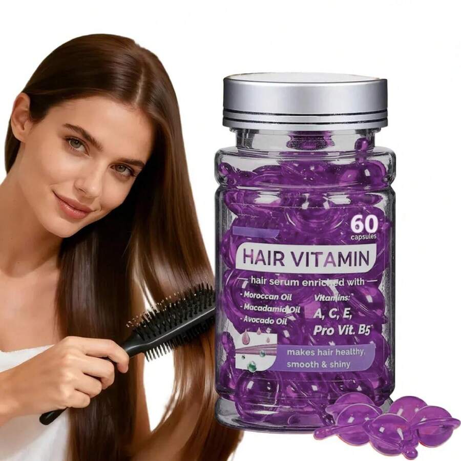 60 cápsulas de aceite capilar morado - Acondicionador - Ver 1