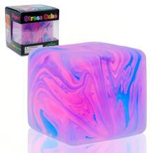 1个流行波纹冰块麦芽糖水滴挤压减压玩具 - 彩色 - 查看 4