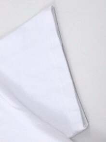 Shirt With Azules Letters, Corte Relaxed - White - View 4