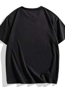1 pieza de camisetas para hombre y mujer - Vintage y creativas, diseño moderno, elegantes, discretas, estilo urbano para adultos, regalos perfectos para seres queridos, estampados hermosos, moda callejera, para eventos, feliz Día de la Madre con entrega local, 180g de algodón 100%. - Negro - Ver 5
