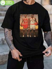 Men T-Shirts - Black - View 1