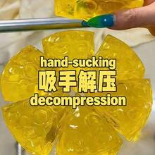 透明起司塊捏捏樂壓力舒緩玩具，起司捏捏樂，餃子捏捏樂，指尖玩具，開學季 - 透明起司塊捏捏樂解壓玩具 - 查看 8