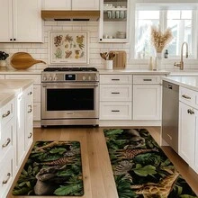 1pc Animal Pattern Printed Linen Kitchen Rug, Carpet, Mat, Bathroom Mat, Doormat, 3D Printed Rectangle, Suitable For Living Room, Bedroom, Hallway, Bathroom, Laundry Room - Polyester Carpet, Indoor Outdoor Home Decor - Multicolor - View 8