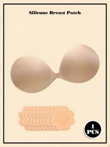 1/2 Pcs Invisible Lift Bra, Small Size Adhesive Lift Bra For Women, Reusable 3-4 Times - Multicolor - View 6