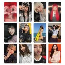 55pcs Group Holographic Photocards, Members JISOO, JENNIE, ROSÉ, LISA, K-Pop Merchandise LOMO Flash Cards, High Definition Non-Repeating Patterns, Album Exclusive Bonus Collection Cards, Fan Support Commemorative, Scrapbook Photo Album Decoration, Christmas Gift, Perfect Gift - Multicolor - View 5